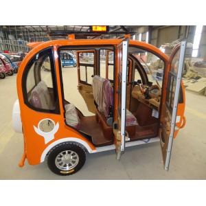 豪华全封闭电动三轮车接送孩子老年代步车图2