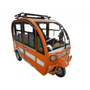 豪华全封闭电动三轮车接送孩子老年