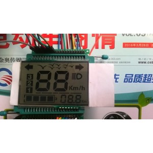 全半封闭电动车液晶仪表封闭车仪表 电三轮仪表图2