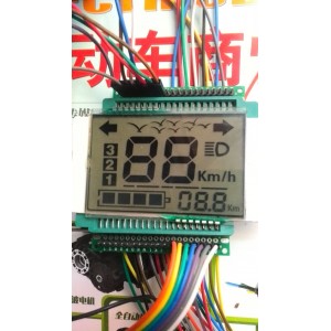 全半封闭电动车液晶仪表封闭车仪表 电三轮仪表图3